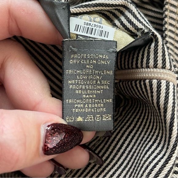 Zac Posen Manor Sweetheart Stripe Dress Size 10 NWT - Picture 9 of 11